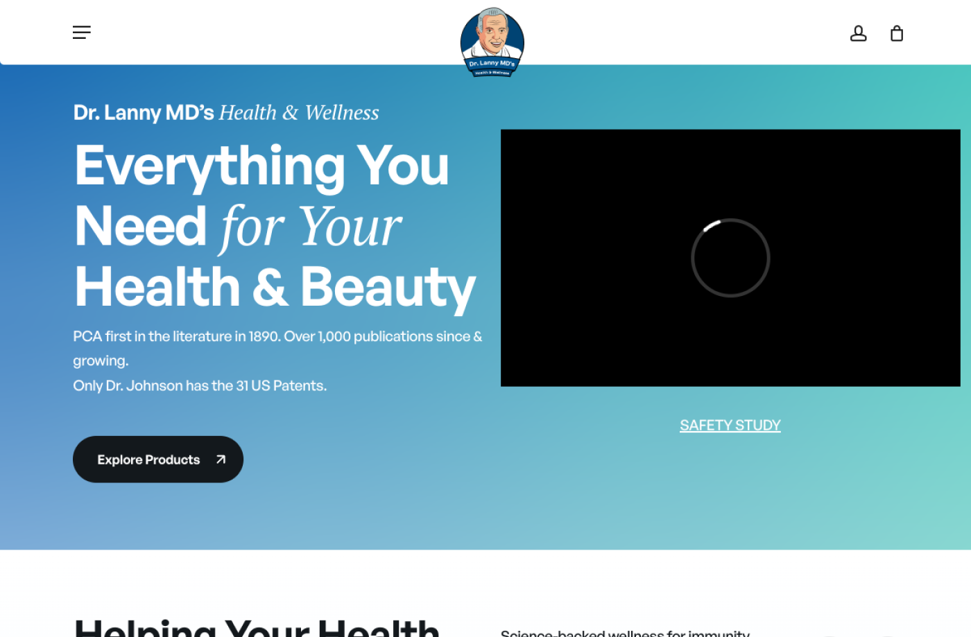 Dr Lanny Health live website preview